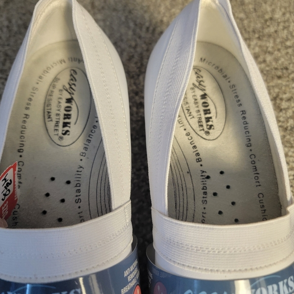 Easy Works Attend Women's Chef / Nurse Slip Resistant Leather Top Work Shoe  NEW - Picture 9 of 12